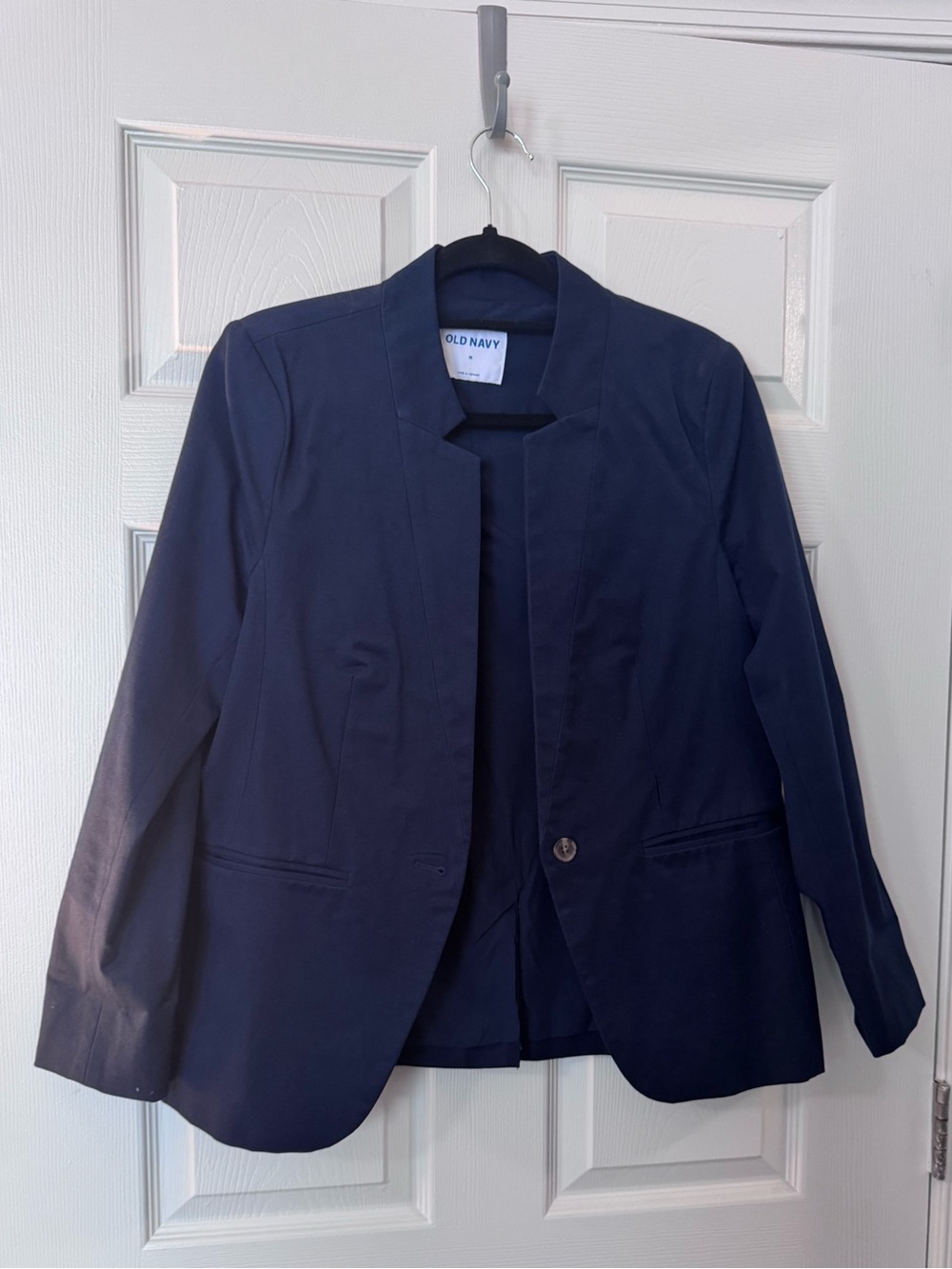 Old Navy Navy Blue Open-Front Blazer